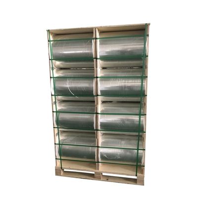 kwaliteit  Clear And White Shrink PET TD SHRINK FILM With High Shrinkage 40mic 45mic 75% fabriek